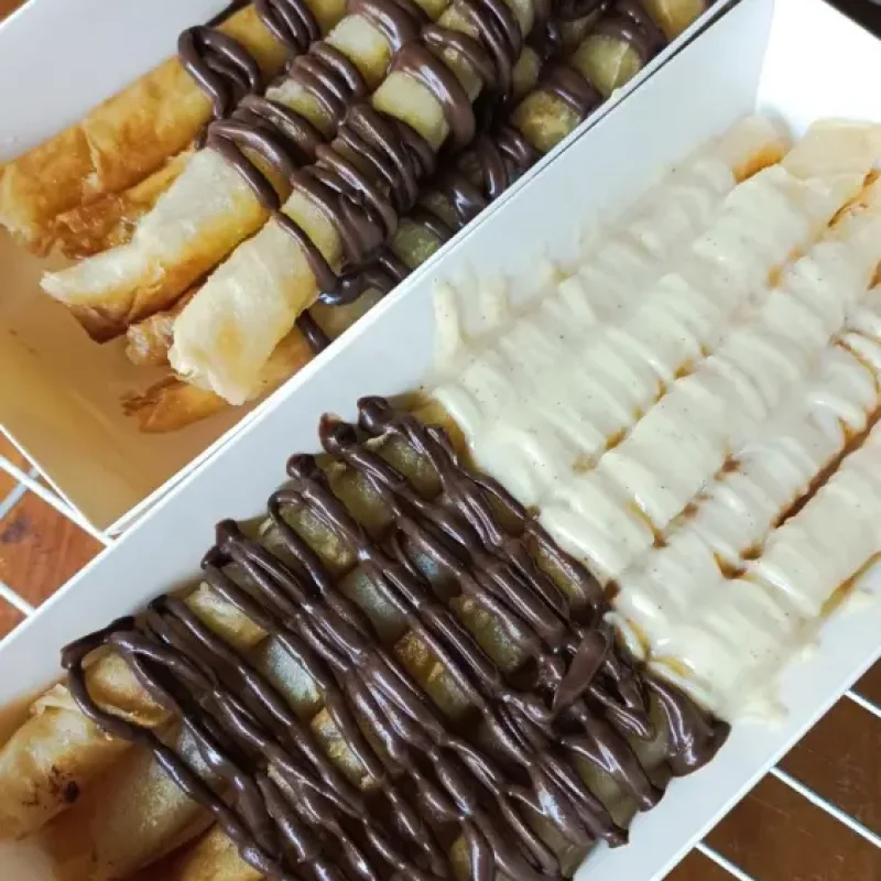 Kemasan Pisang Coklat untuk Hampers